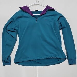 Patagonia Teal and Purple Lightweight Jacket